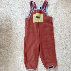 Kids Patagonia Synchilla Fleece Overalls